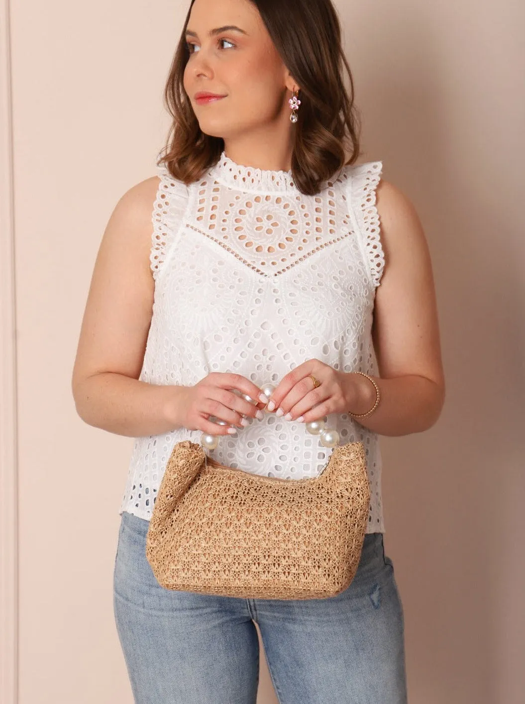 Eyelet Candy Top