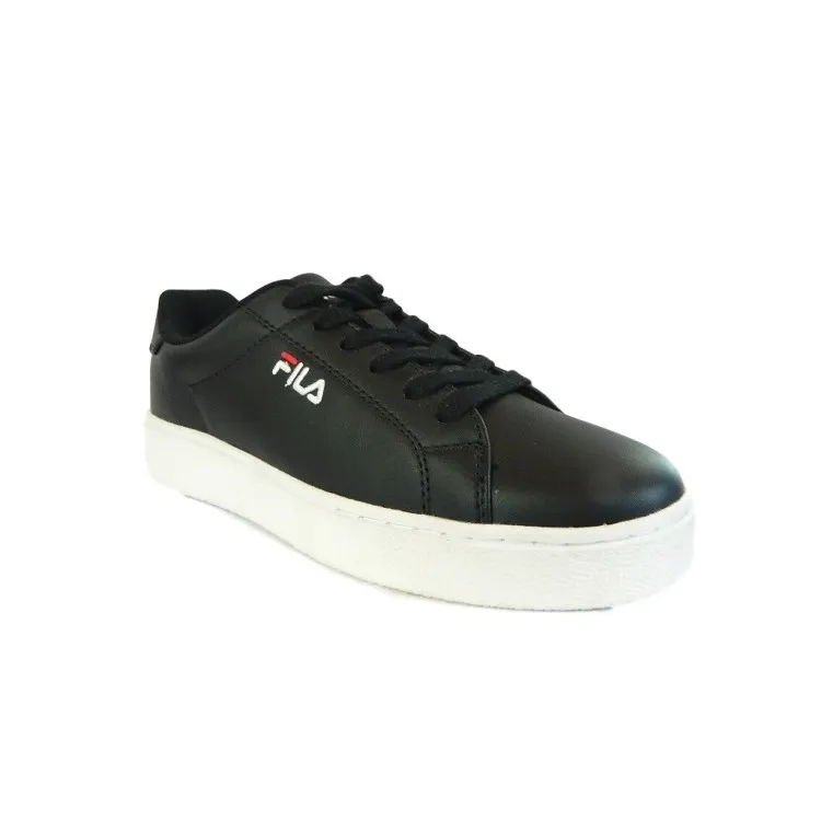 Unisex FILA Upstage Low Lace-Up Sneakers in Black