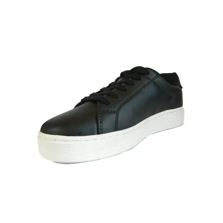 Unisex FILA Upstage Low Lace-Up Sneakers in Black