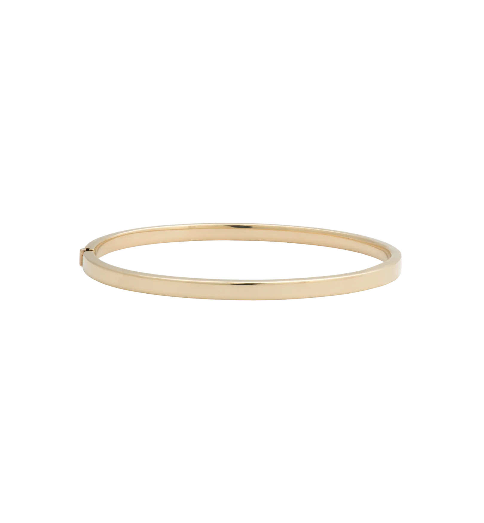 14K Flat Hinge Bangle