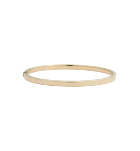 14K Flat Hinge Bangle