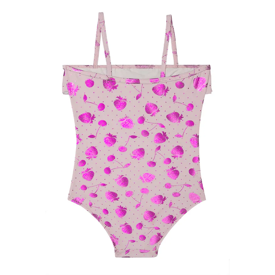 Foil Print Lingo Swimsuit