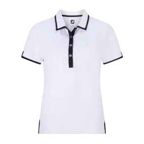 Ladies Stretch Pique Trim Solid Polo by FootJoy