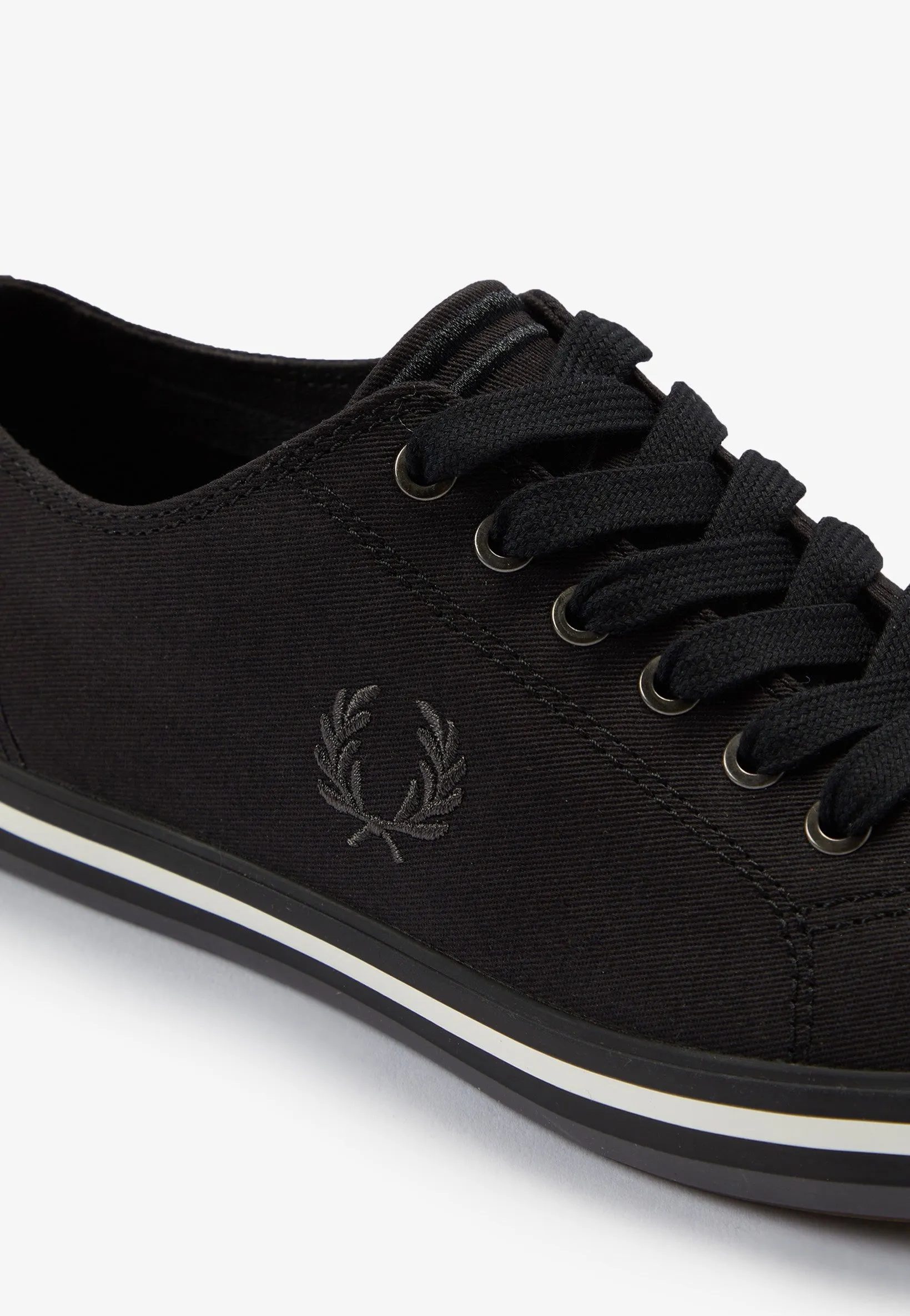 Fred Perry - Kingston Twill Black - Shoes