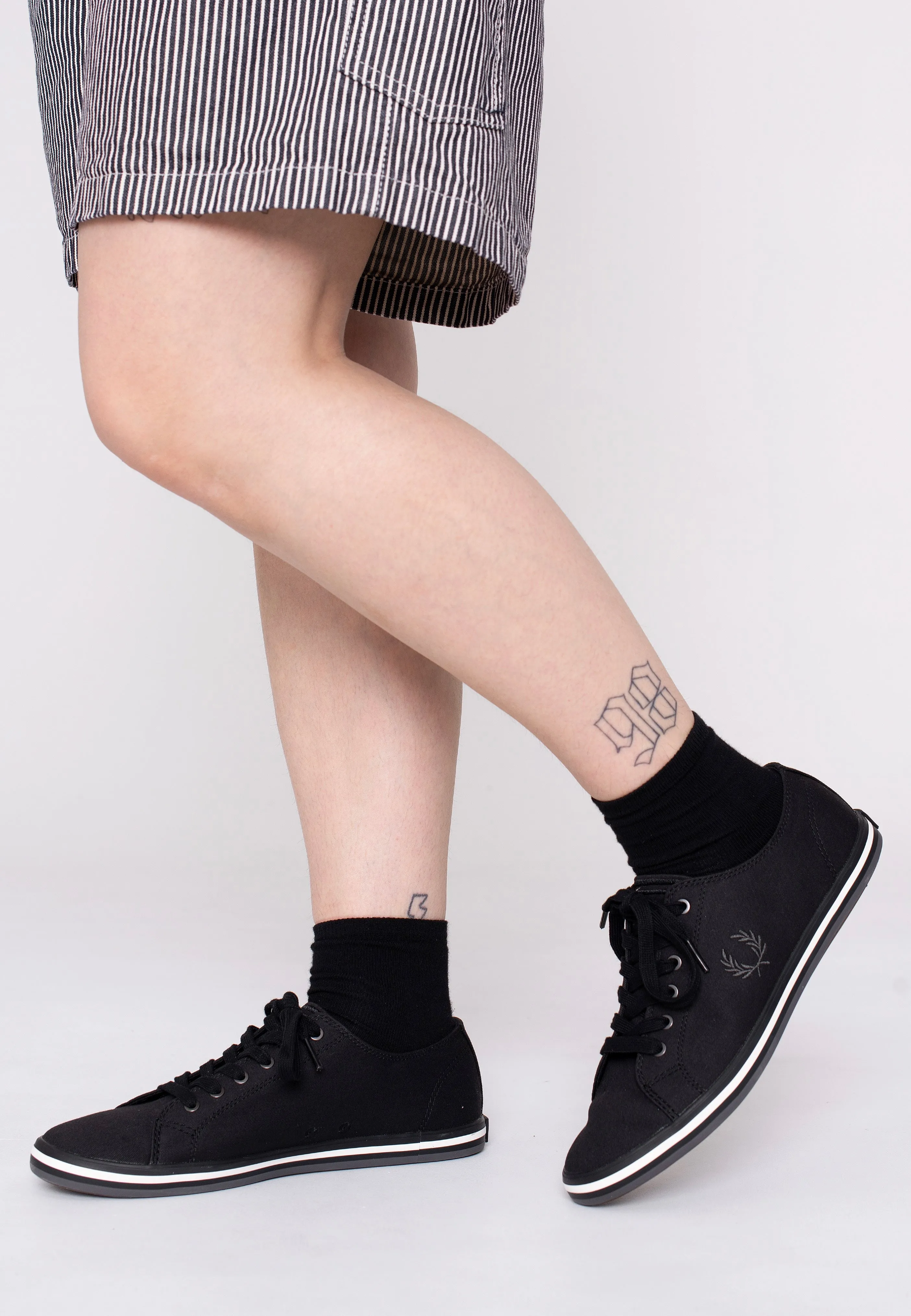 Fred Perry - Kingston Twill Black - Shoes