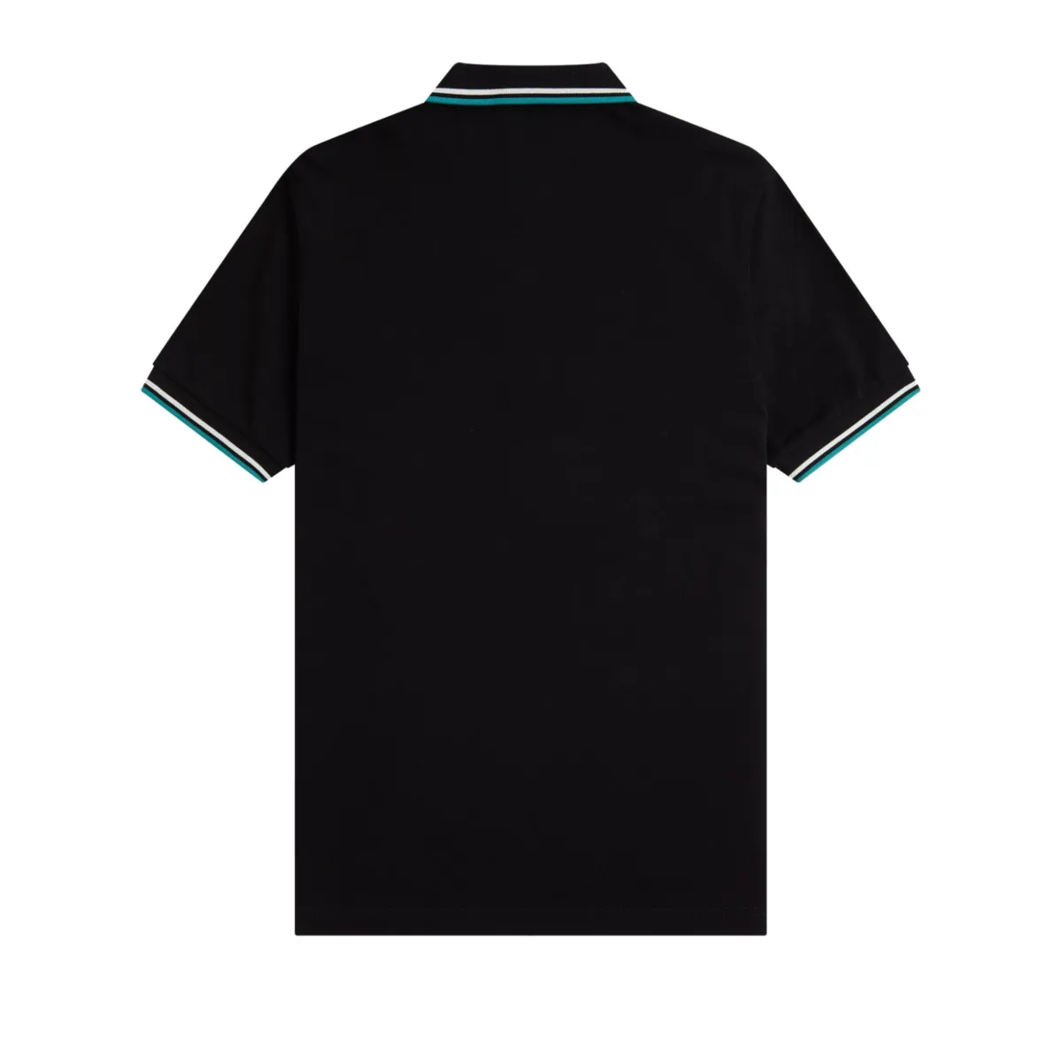 Fred Perry - Twin Tipped Polo Shirt - Black/ Ecru/ Deep Mint