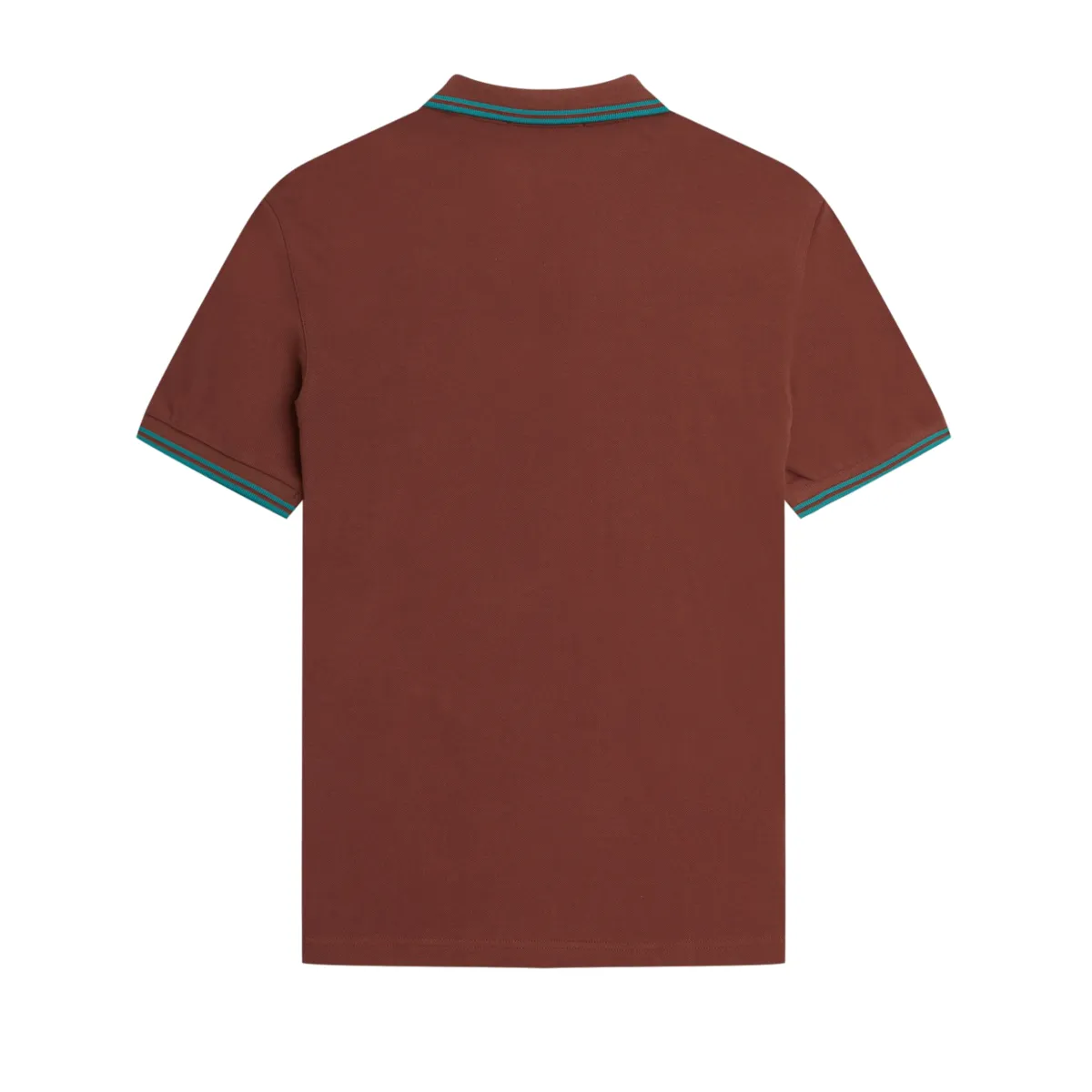 Fred Perry - Twin Tipped Polo Shirt - Whisky Brown/ Deep Mint