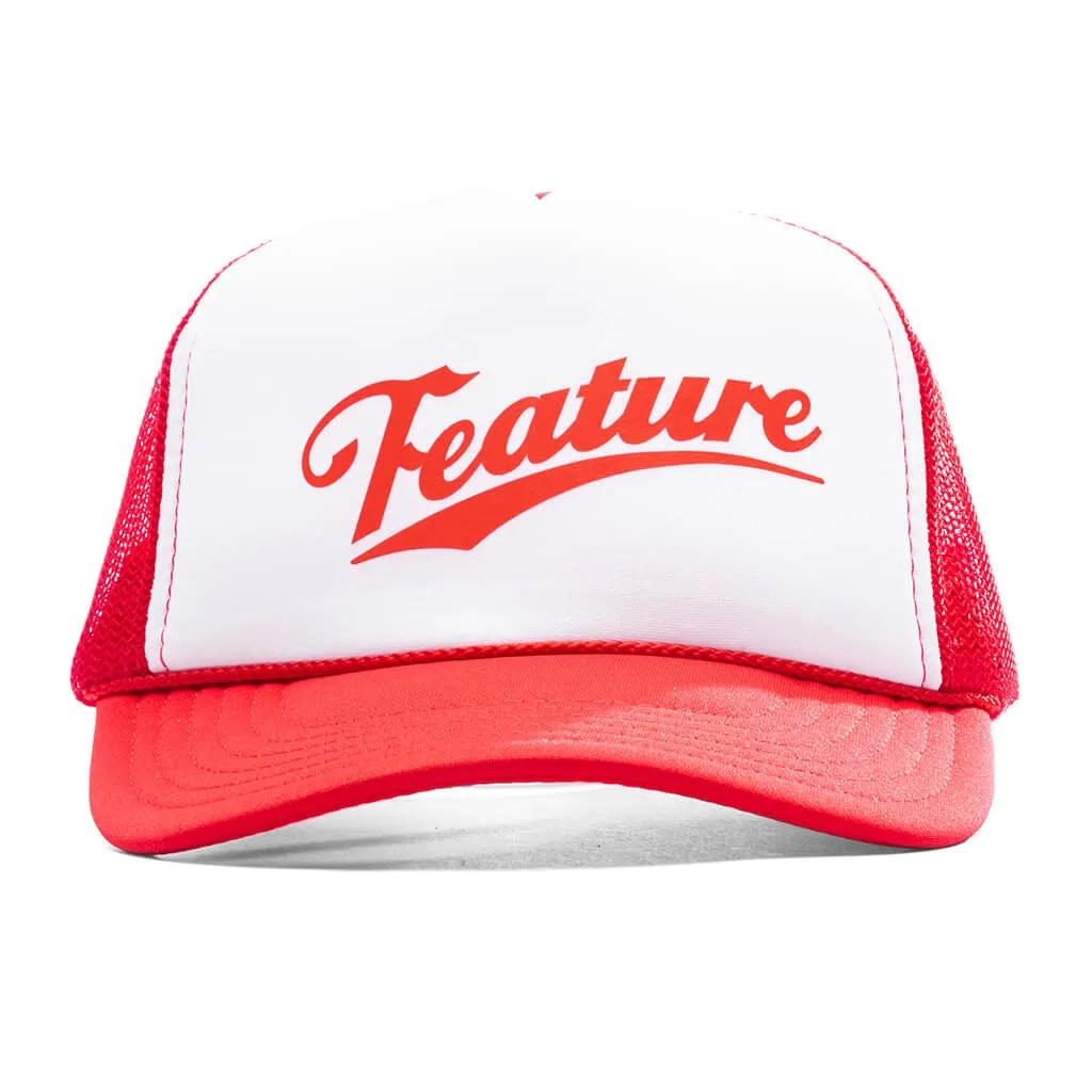 Frew Trucker Hat - Red/White