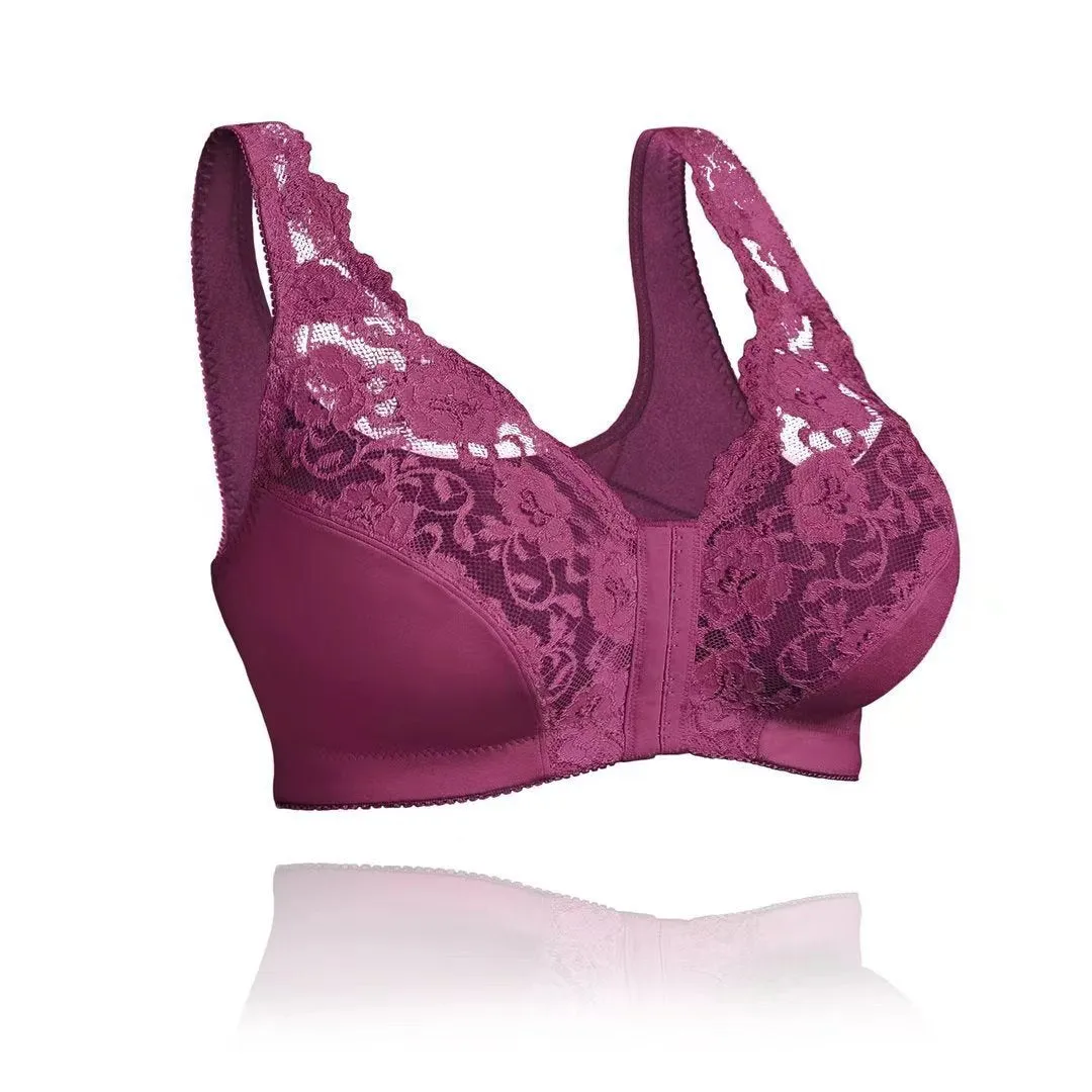 Front Closure Lace Bra - Libiyi