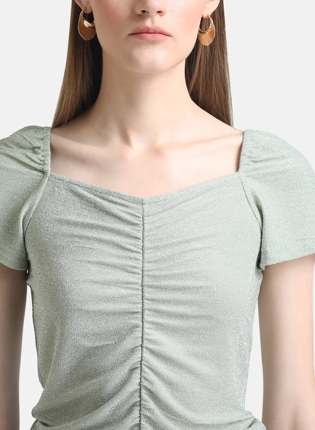 Ruched Front Top.