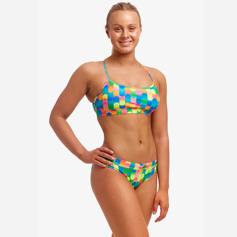 Funkita - Blocked Dotty - Ladies Eco Sports Brief