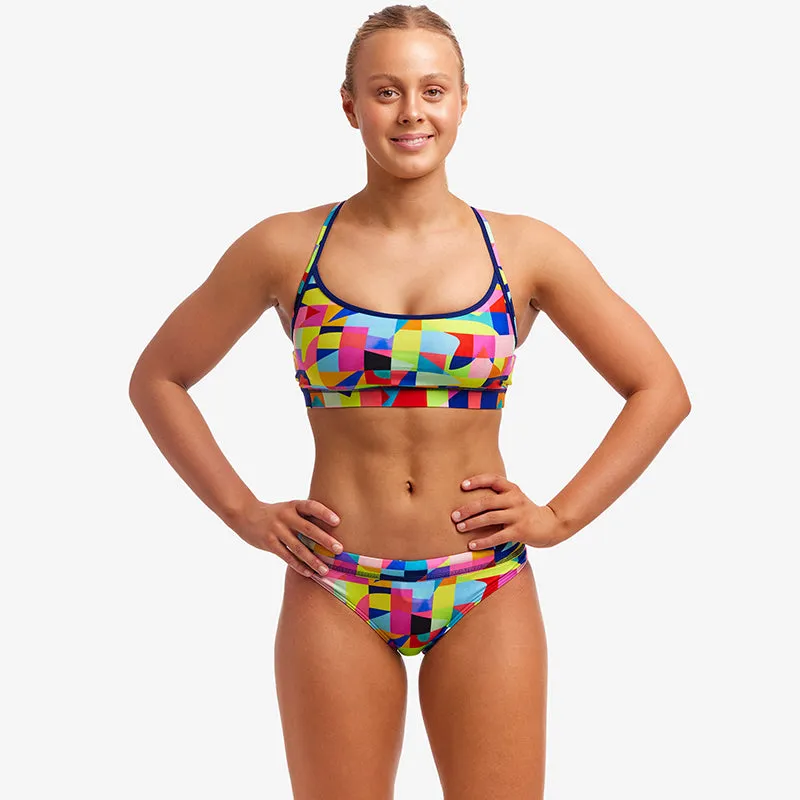 Funkita - On The Grid - Ladies Eco Sports Brief