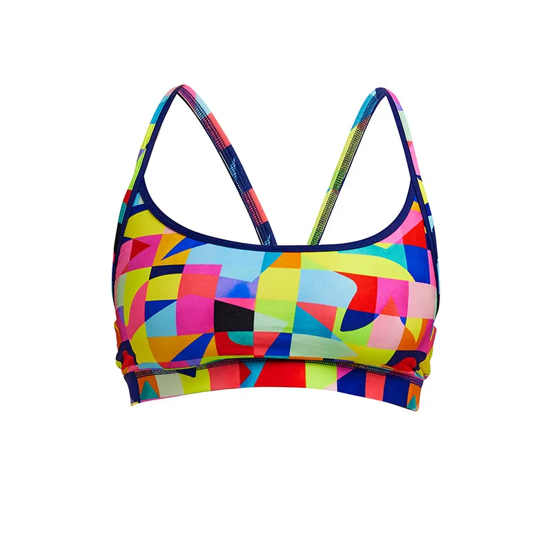 Funkita - On The Grid - Ladies Eco Sports Top