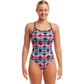 Funkita - Square Stare - Ladies Diamond Back One Piece