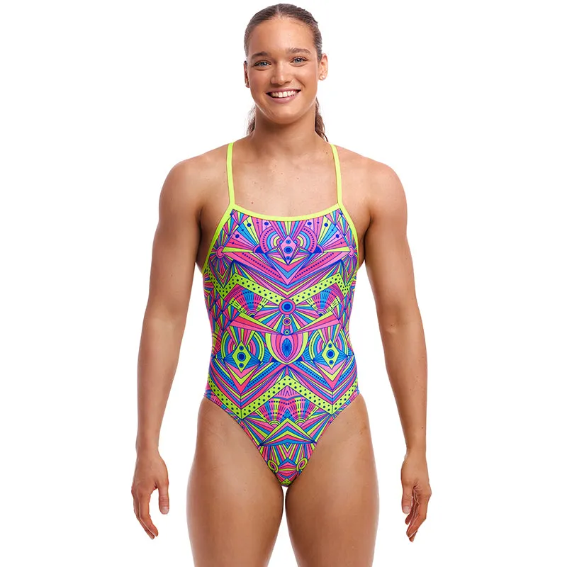 Funkita - Stellar Stars - Ladies Eco Tie Me Tight One Piece