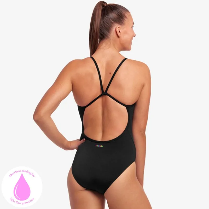 Funkita - Still Black - Ladies Eco Swim Secure One Piece