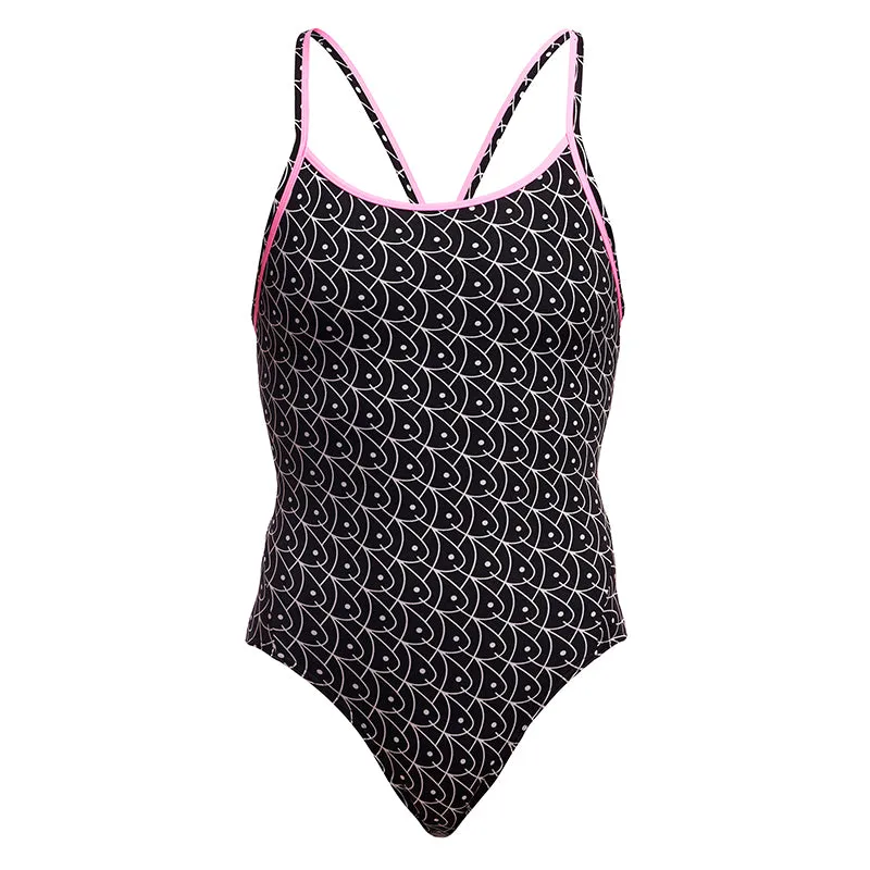 Funkita - Summer Fish - Ladies Diamond Secure One Piece