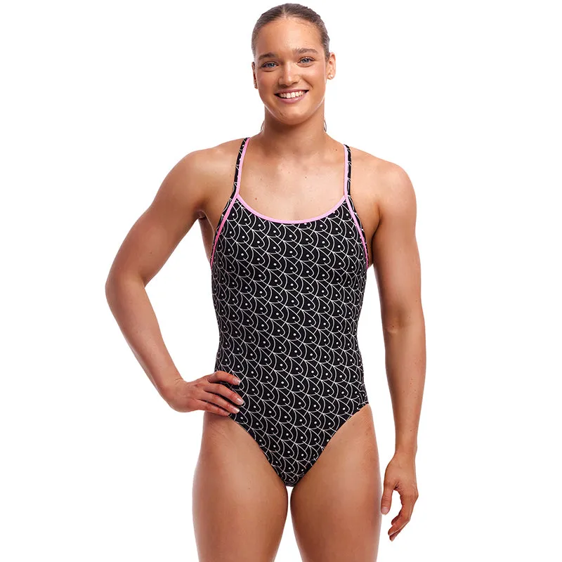 Funkita - Summer Fish - Ladies Diamond Secure One Piece