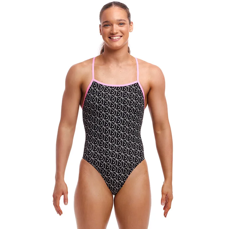 Funkita - Summer Fish - Ladies Eco Tie Me Tight One Piece