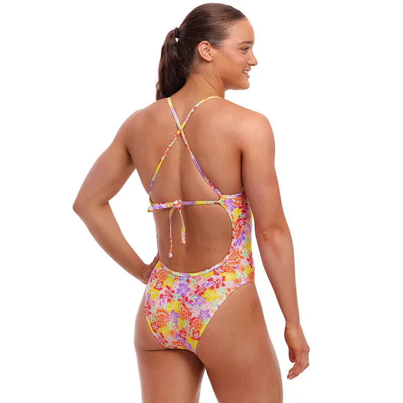 Funkita - Summer Garden - Ladies Eco Tie Me Tight One Piece