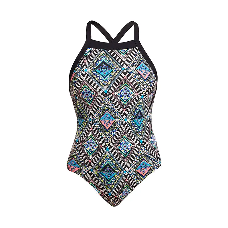 Funkita - Weave Please - Ladies Sky Hi One Piece