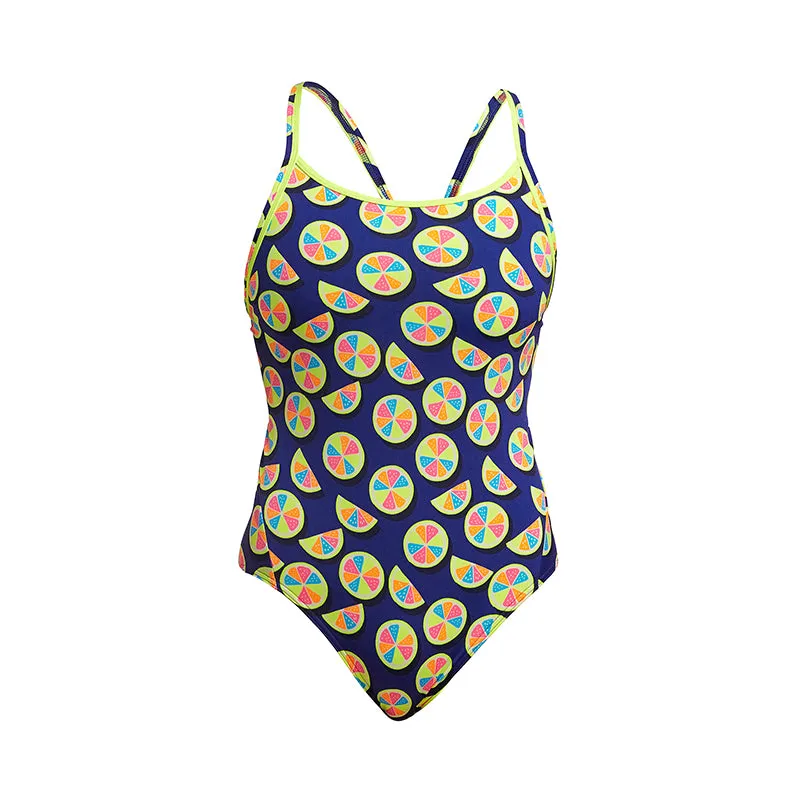 Funkita - You Lemon - Ladies Eco Diamond Back One Piece