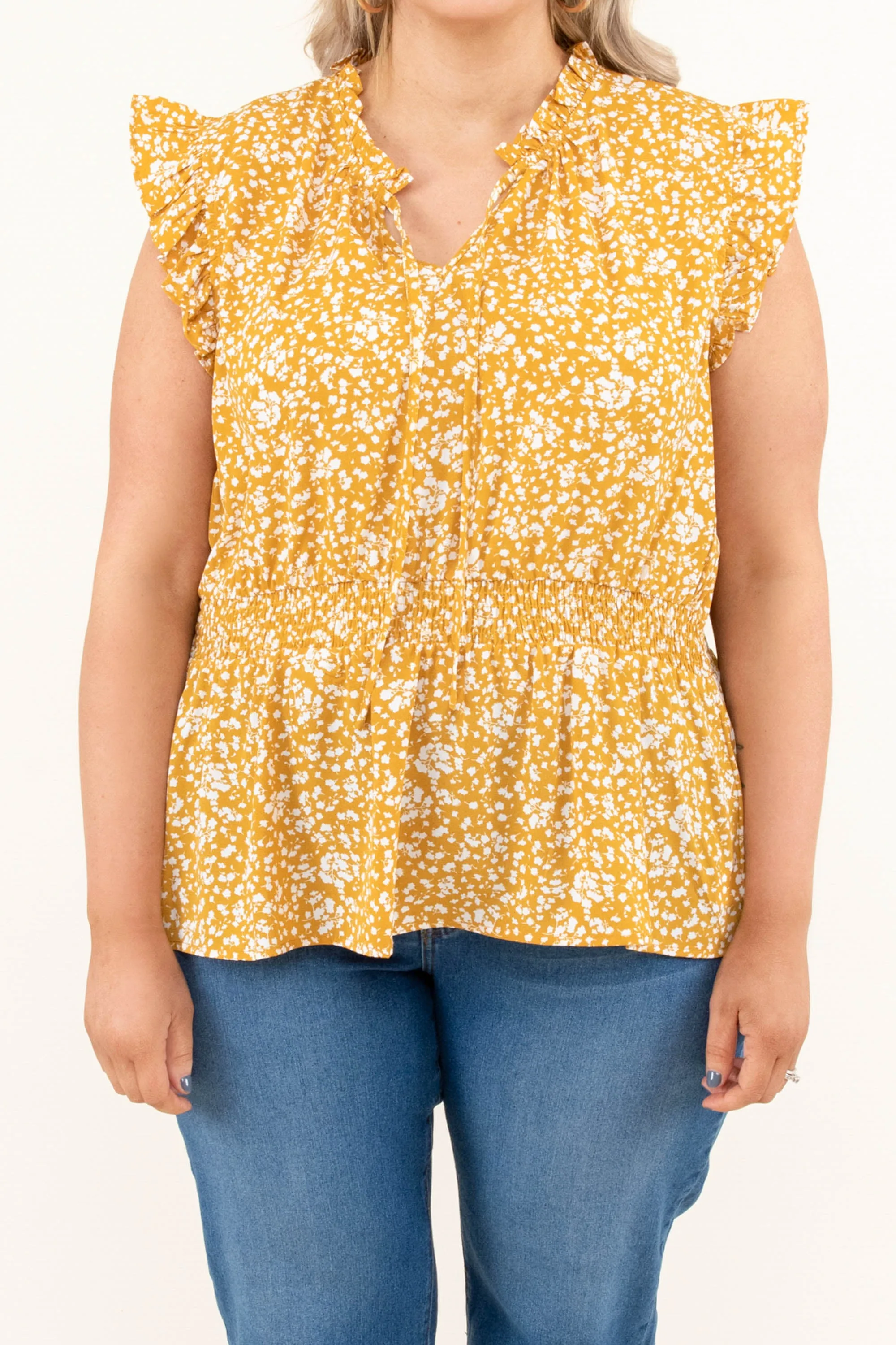 Future Cheers Mustard Blouse - Best Price, Fast Shipping