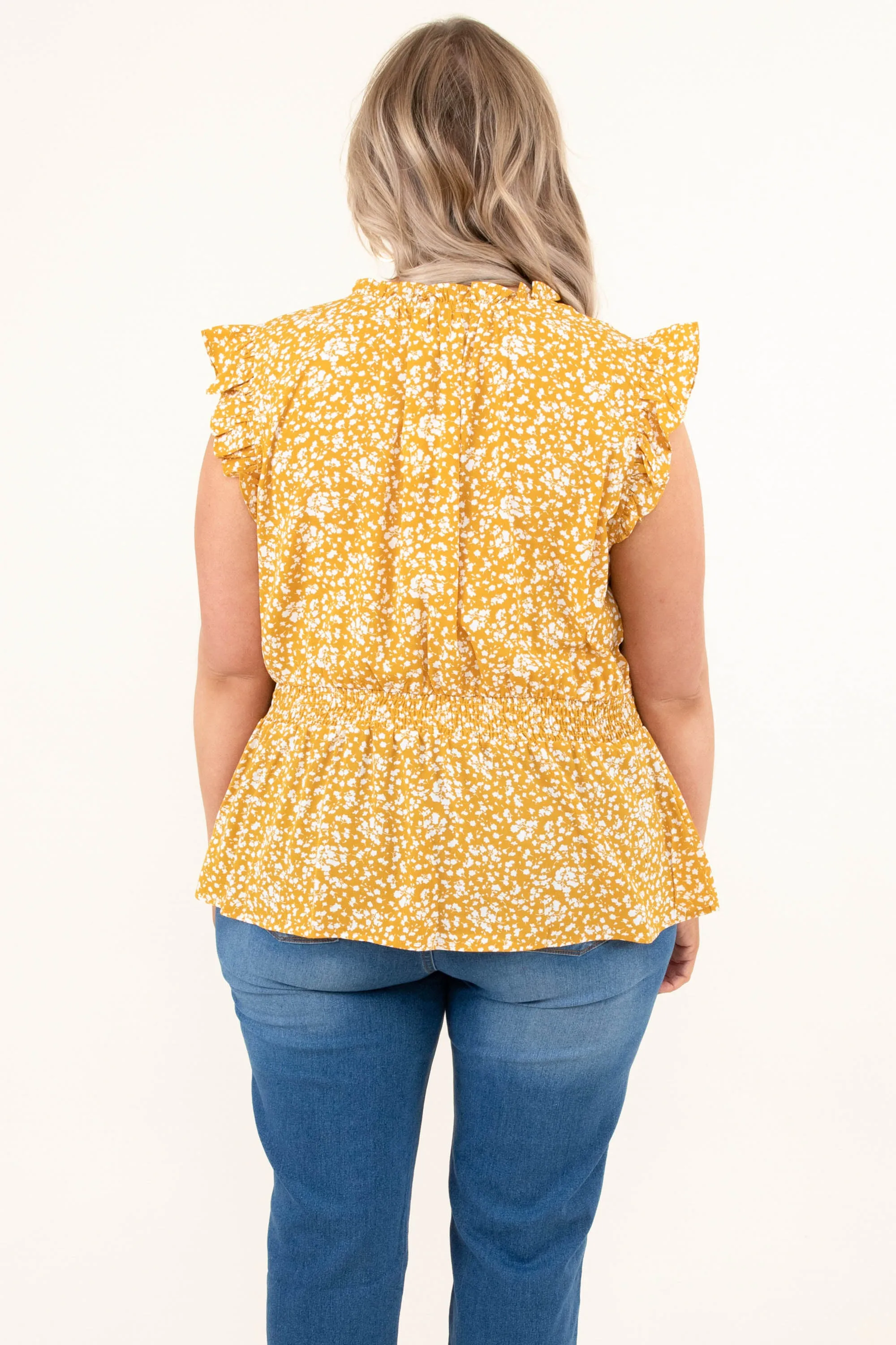 Future Cheers Mustard Blouse - Best Price, Fast Shipping