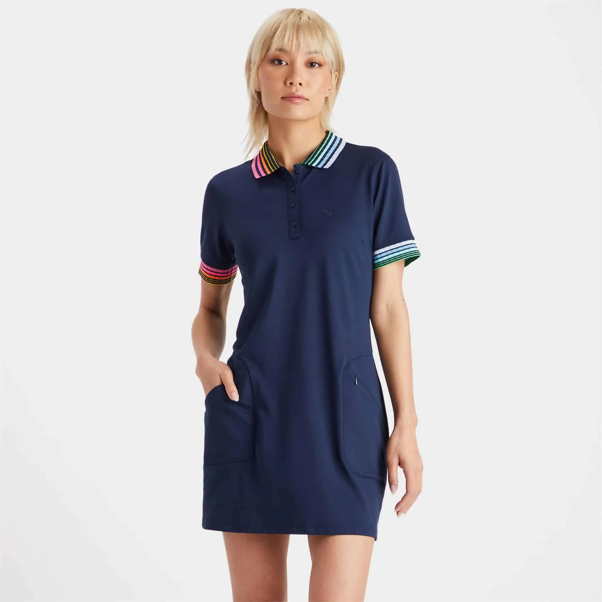 Ladies Polo Dress in Twilight Single