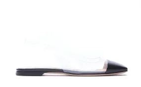 Gianvito Rossi Plexi Flat Slingback