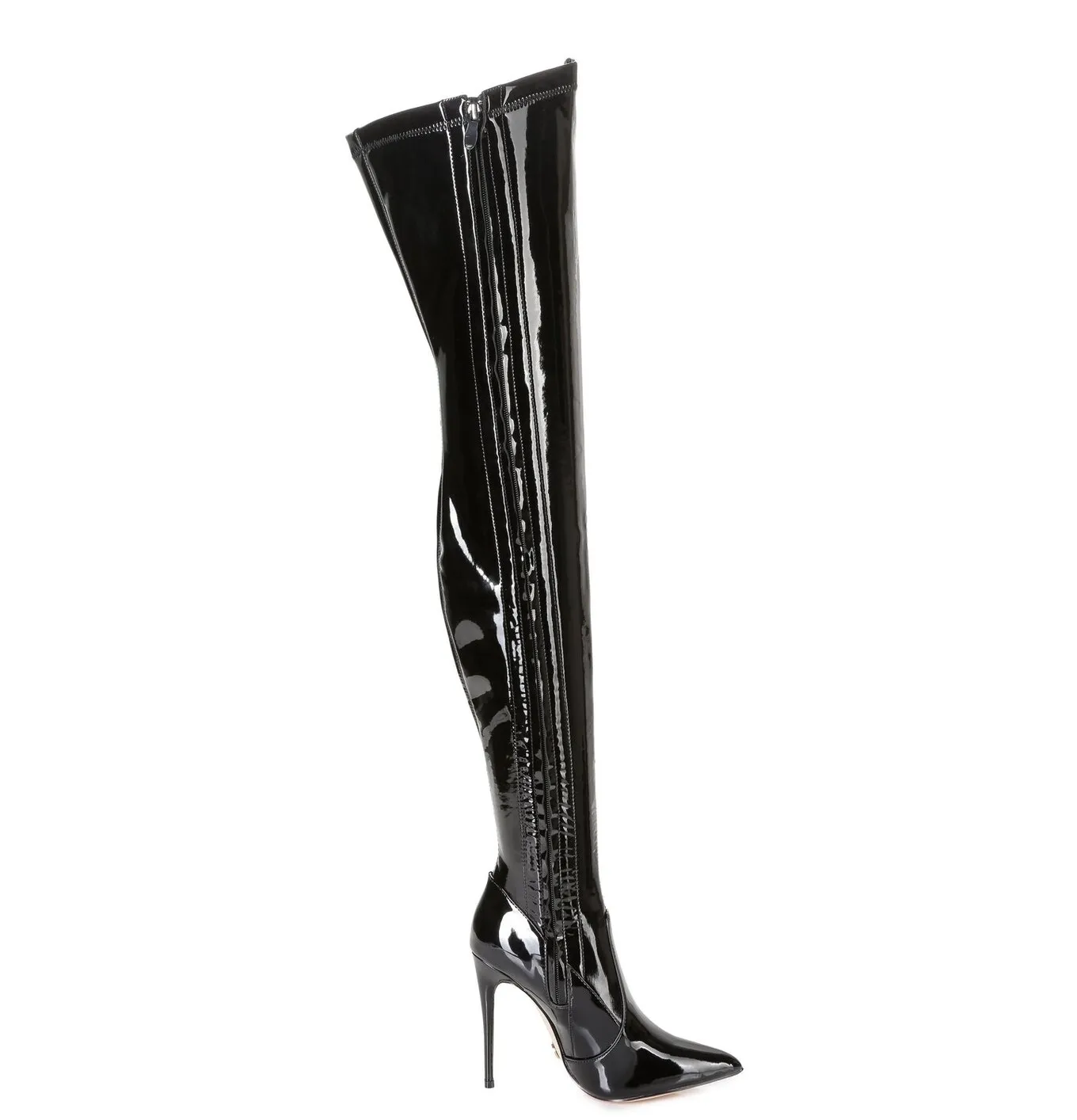 Giaro ARABELLA BLACK SHINY THIGH BOOTS Bootilicious style