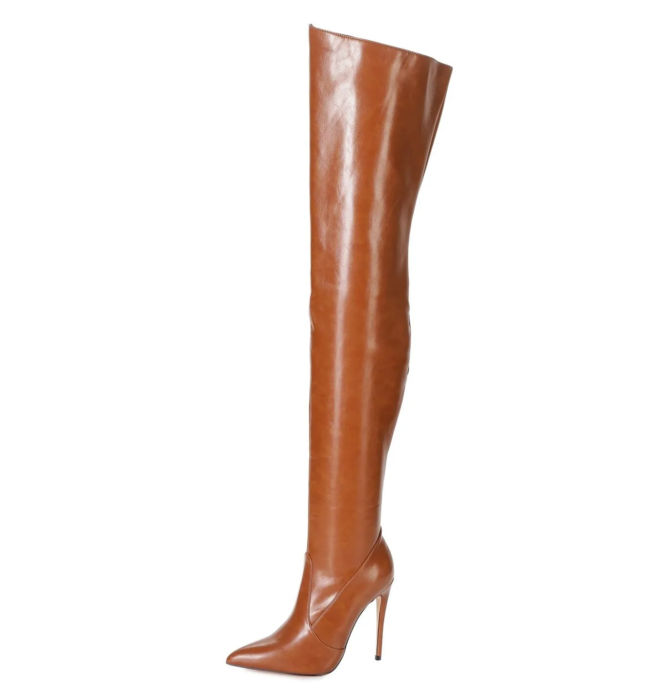 Giaro ARABELLA BROWN MATTE THIGH BOOTS Bootilicious style