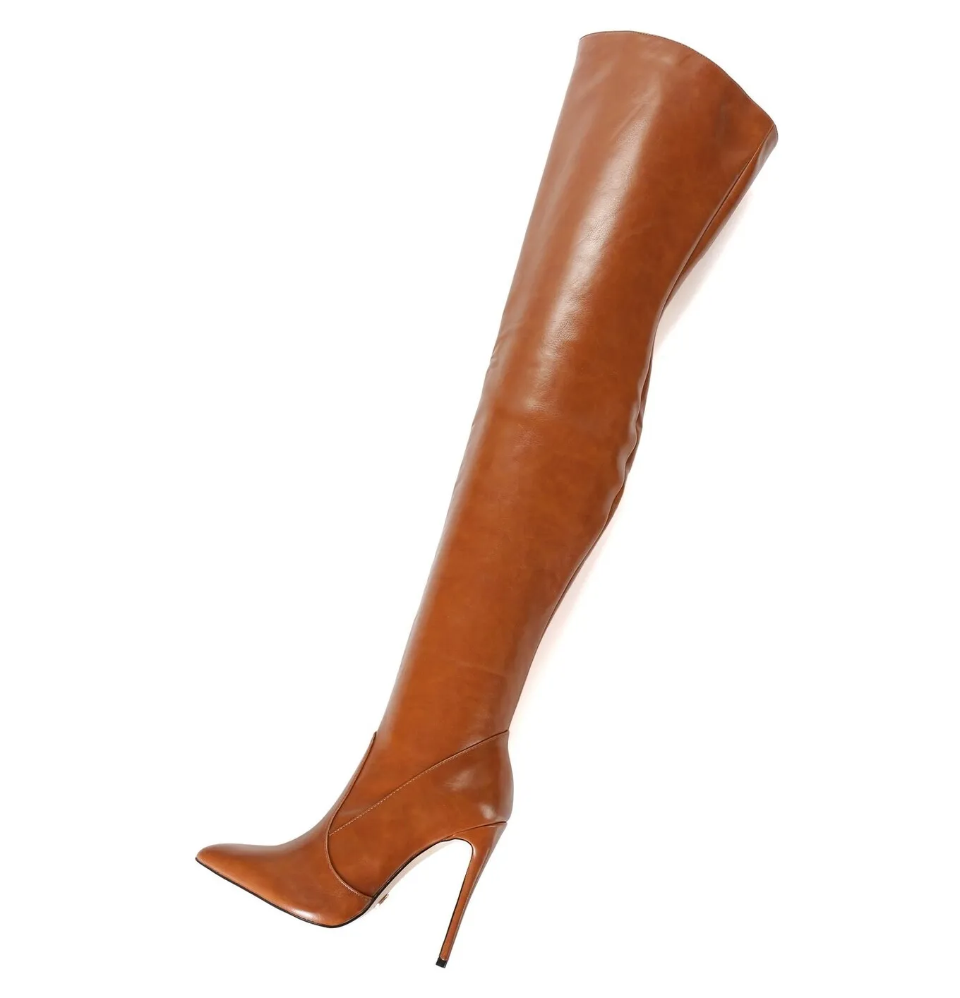 Giaro ARABELLA BROWN MATTE THIGH BOOTS Bootilicious style