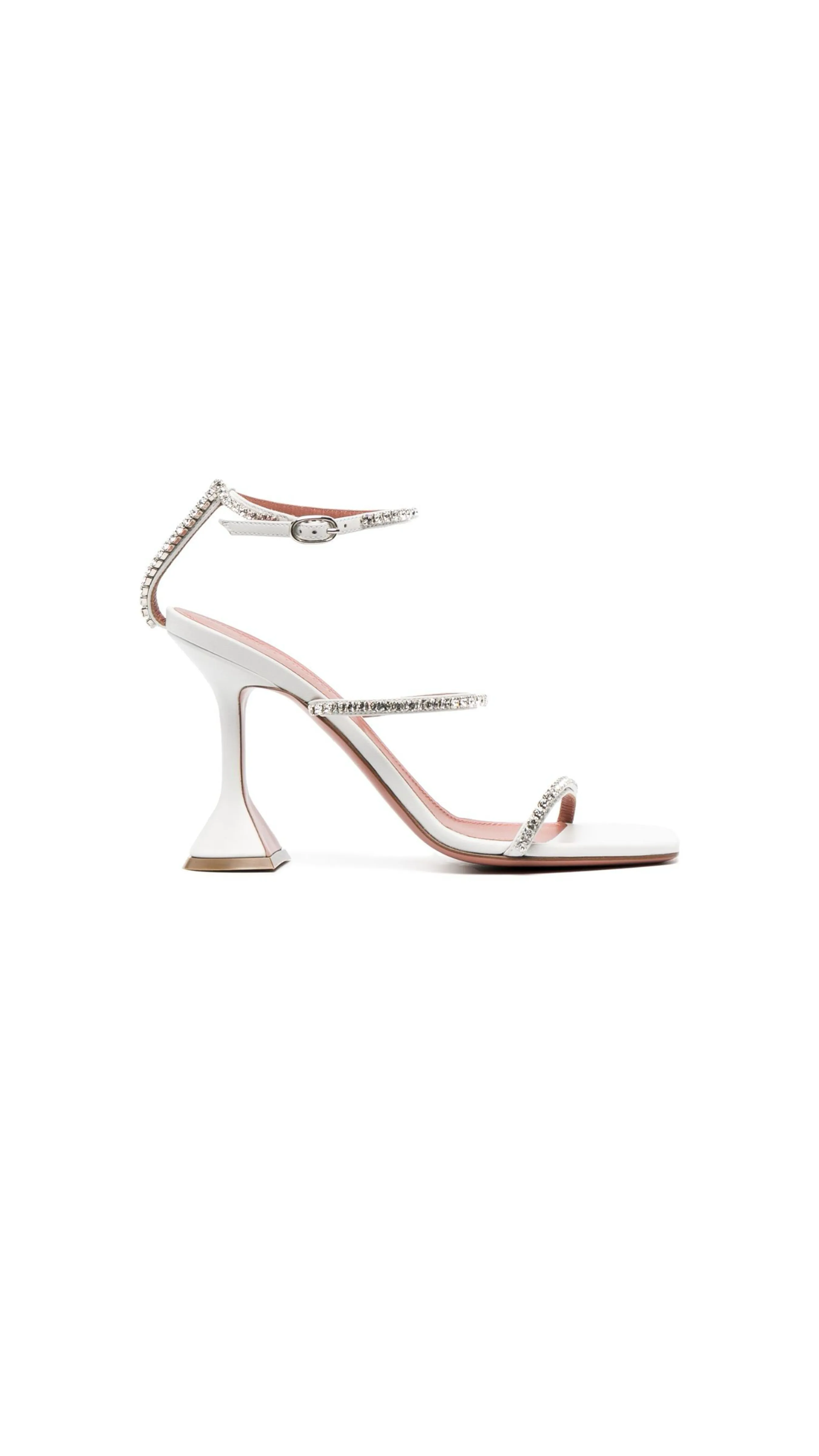 Gilda White Leather Sandal - 95 Sandal