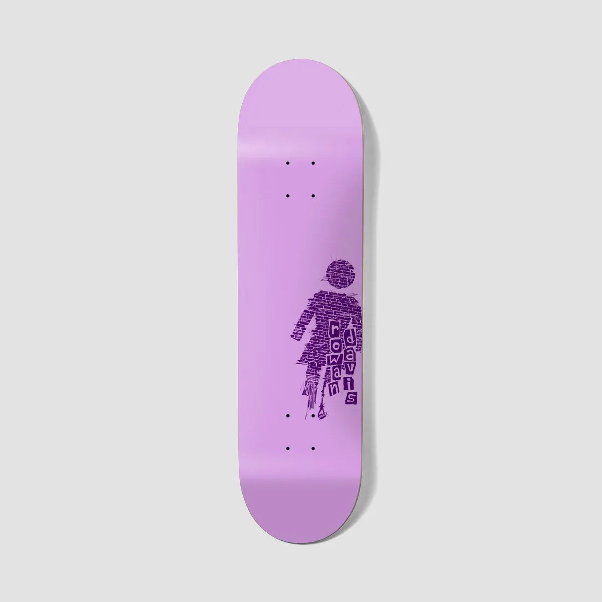 Girl Davis Bricked Skateboard Deck - 8.5