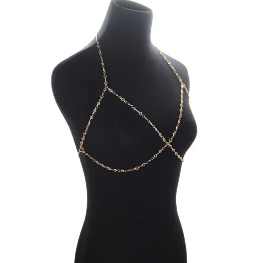 Golden Glory Body and Bra Chain