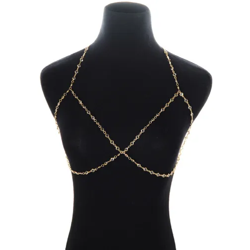 Golden Glory Body and Bra Chain