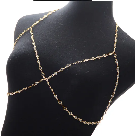 Golden Glory Body and Bra Chain