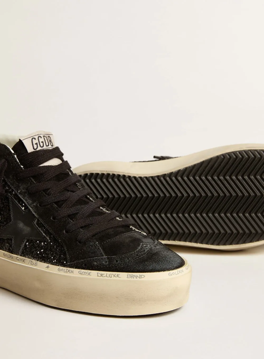 GOLDEN GOOSE | Mid-Star Glitter Sneaker