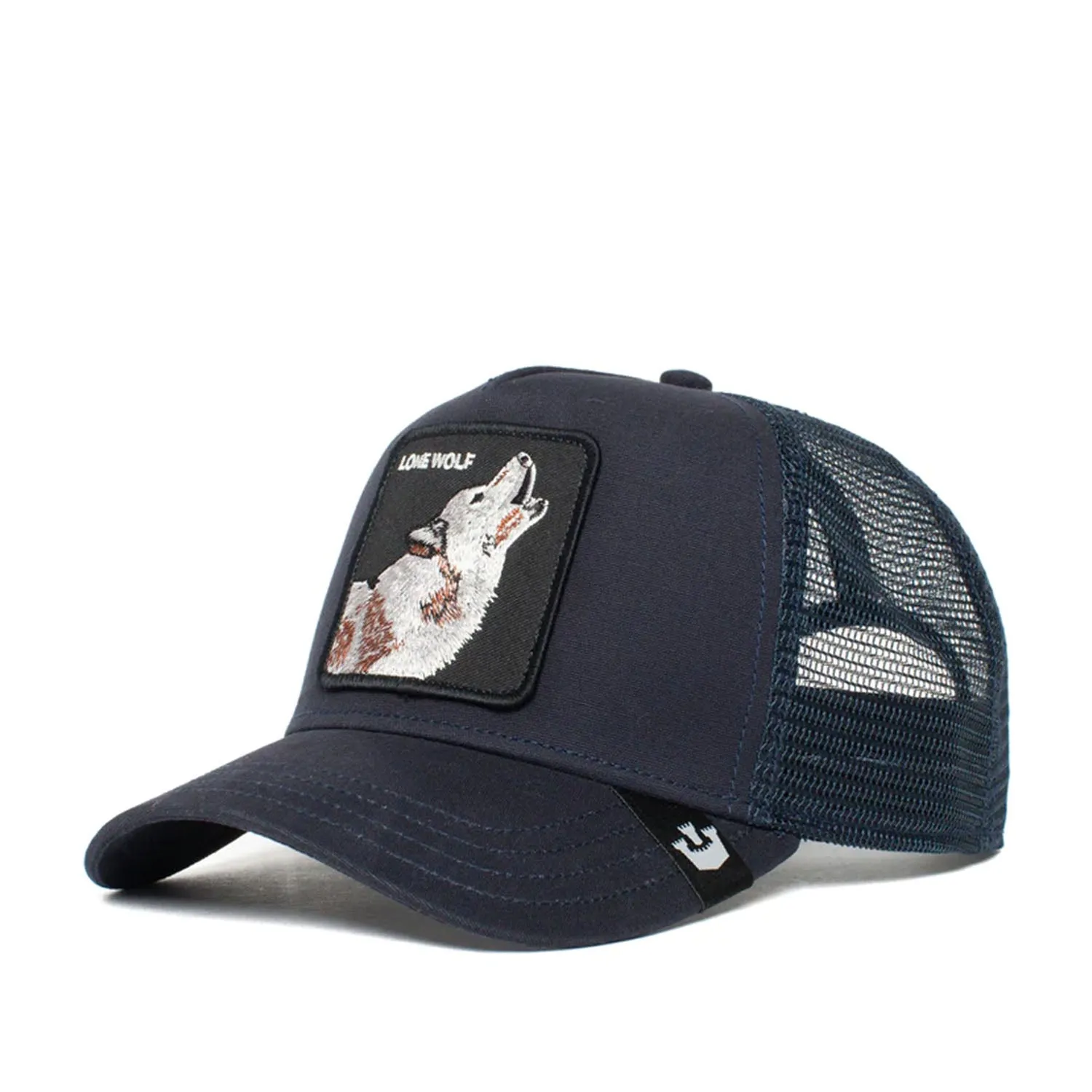 Goorin Bros. The Lone Wolf Trucker Hat in Navy