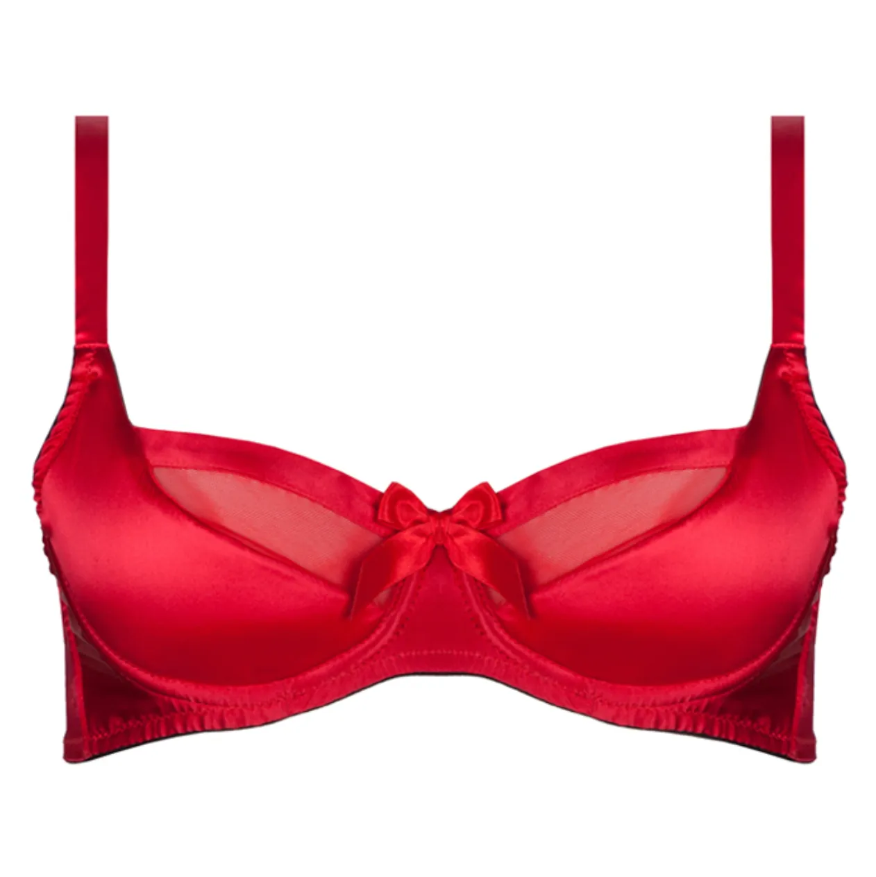 Grace Red Balcony Bra