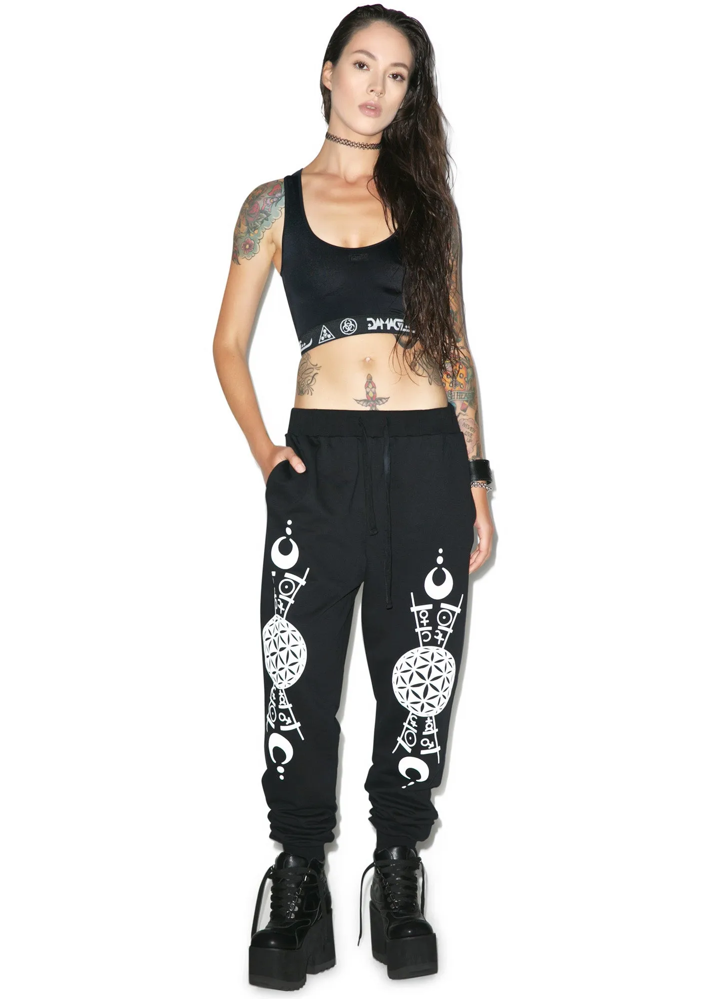 Gracefully Printed Sweatpants