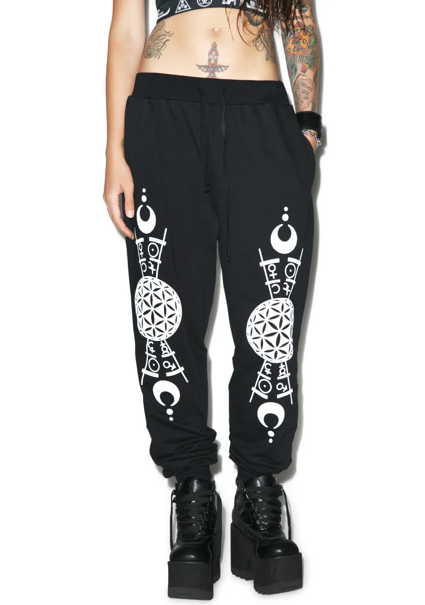 Gracefully Printed Sweatpants