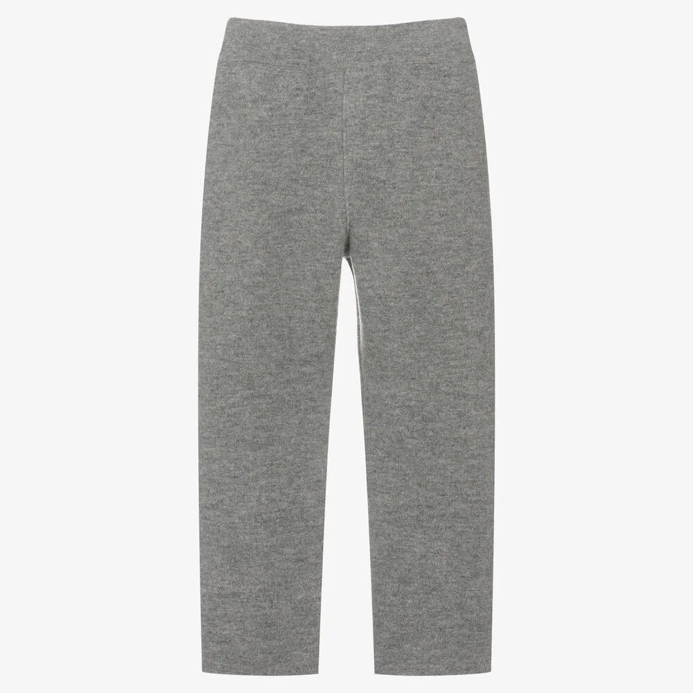 Grey FF Wool & Cashmere Joggers