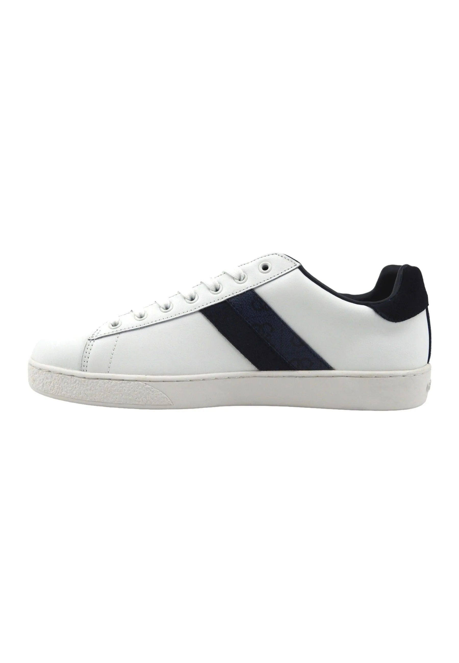 GUESS Men's White Blue Sneaker FMPNOILEP12