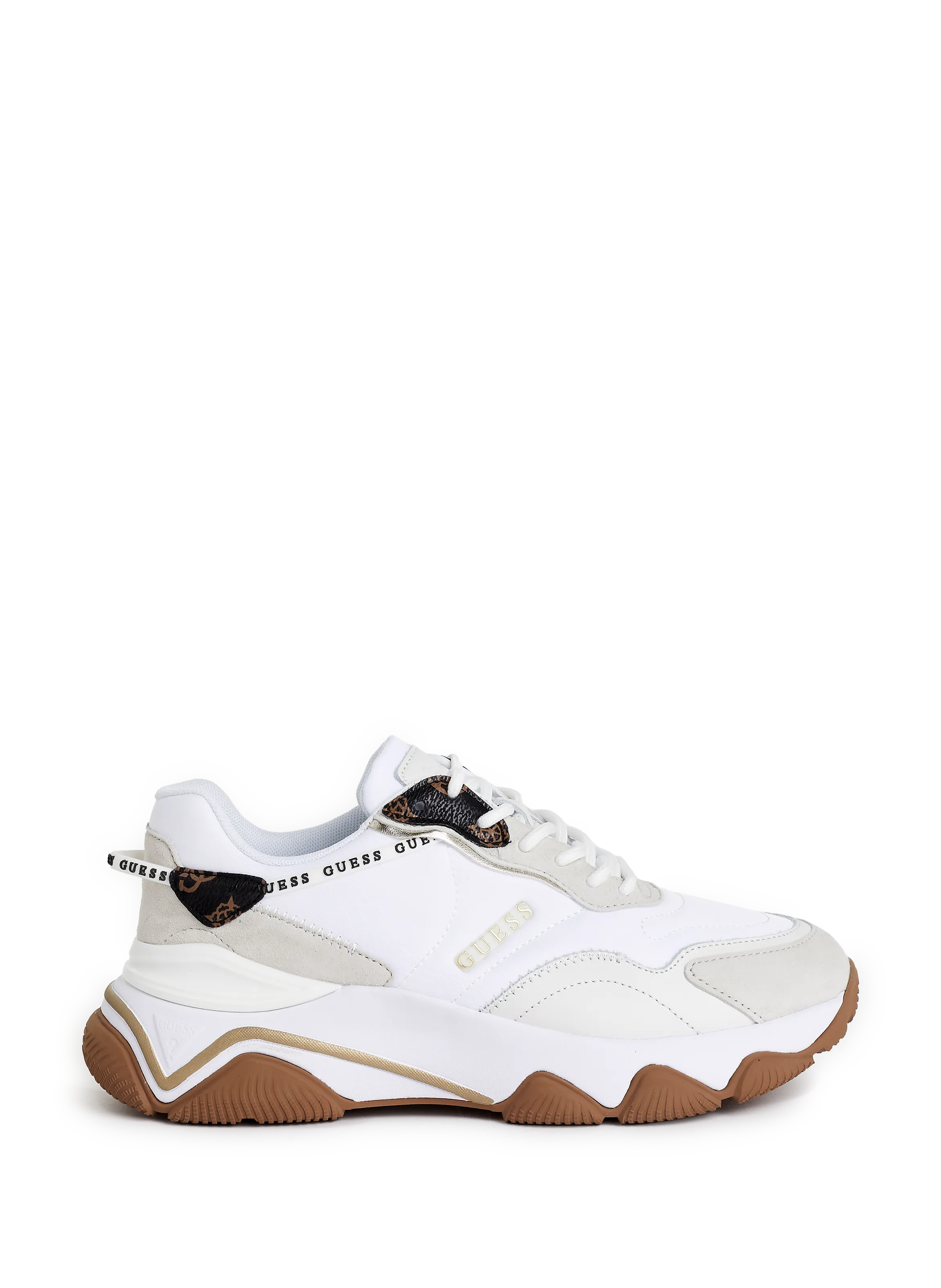 GUESS  Micola bi-material sneakers - Beige