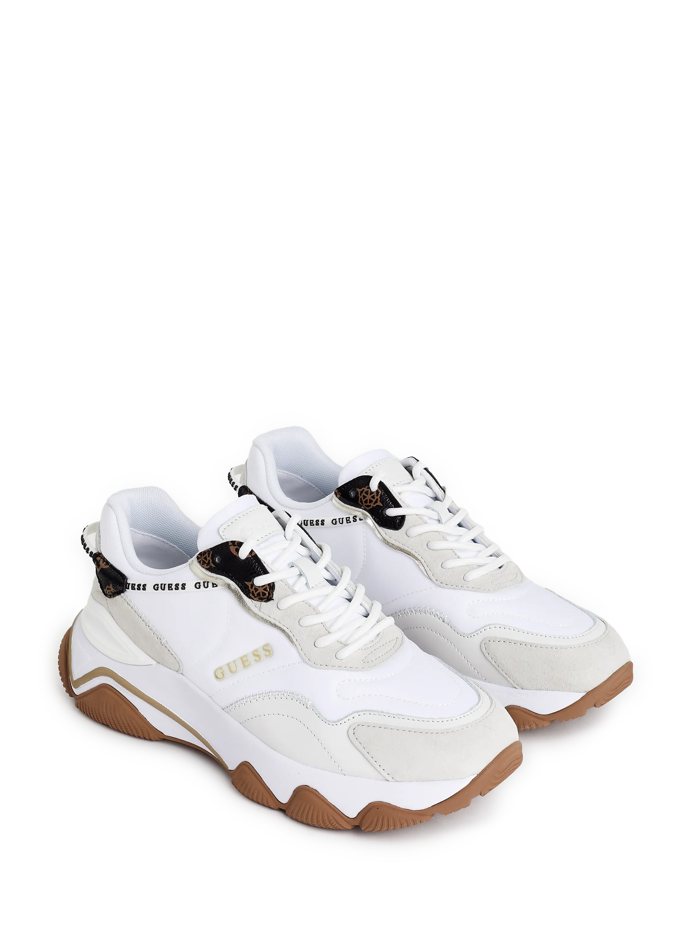 GUESS  Micola bi-material sneakers - Beige