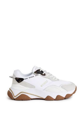 GUESS  Micola bi-material sneakers - Beige