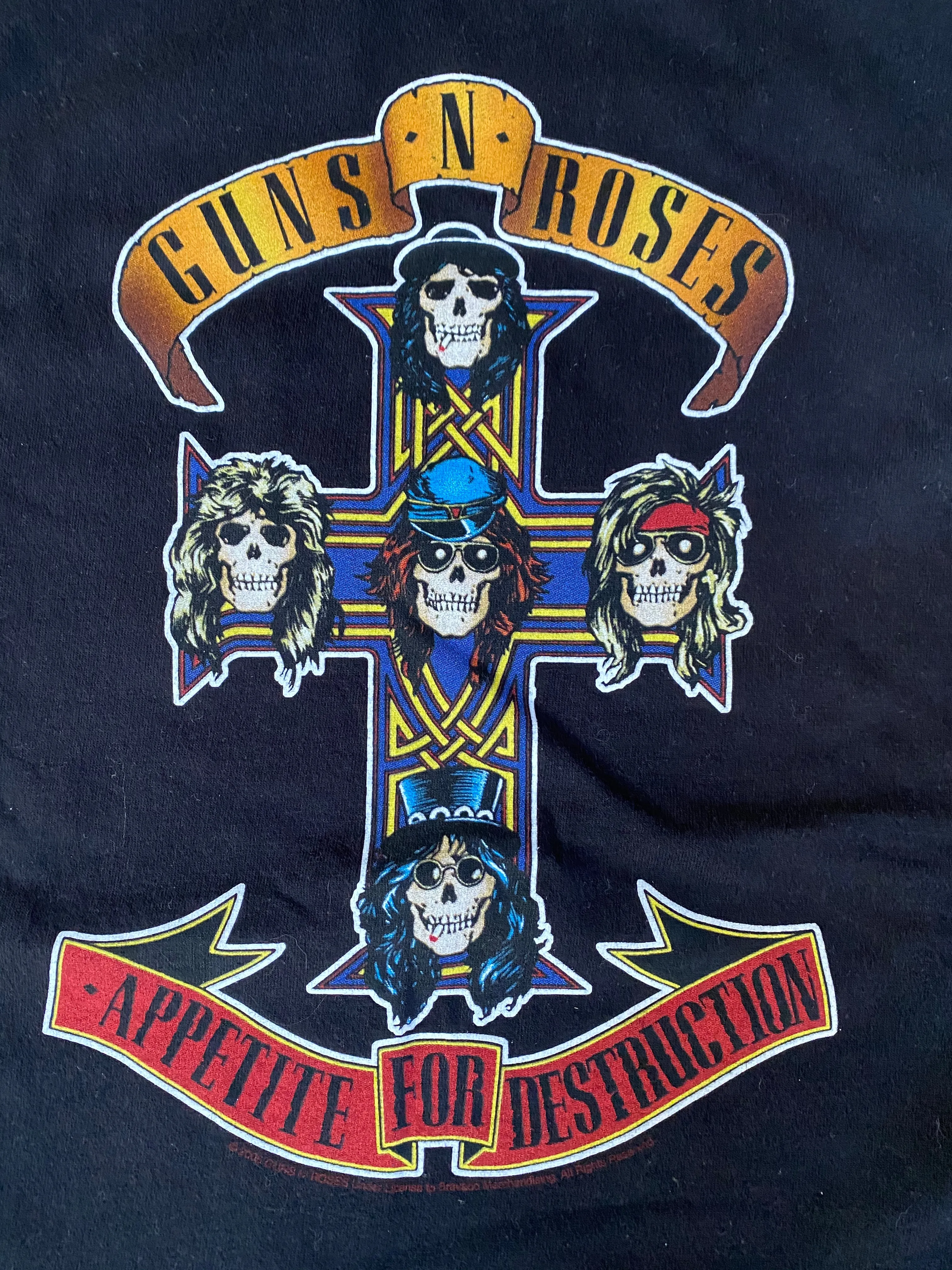 Guns N’ Roses 2005 “Appetite for Destruction” Vintage Distressed T-shirt