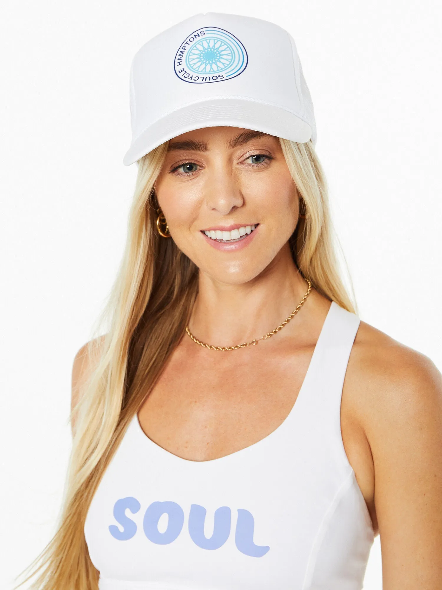 Hamptons Trucker Hat | White